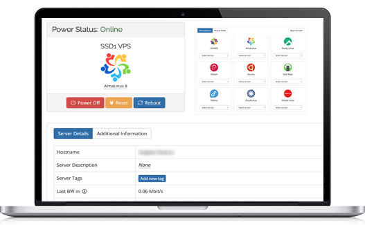 VPS Control Panel